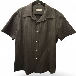 Dolce & Gabbana Men's Dark Gray Striped Shirt